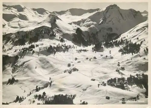 Postcard Switzerland Flugaufnahme Stoos