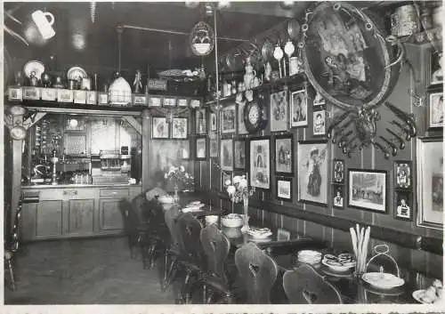 Postcard Switzerland Bierhalle Wurzhutte Loher Gruner