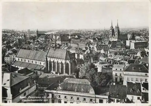 Postcard Switzerland Bale eglise Ste. Elisabeth