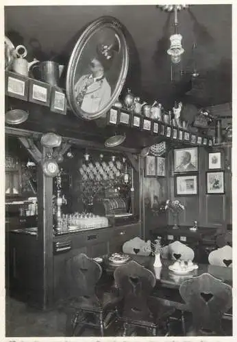 Postcard Switzerland Bierhalle Wurzhutte Loher Gruner