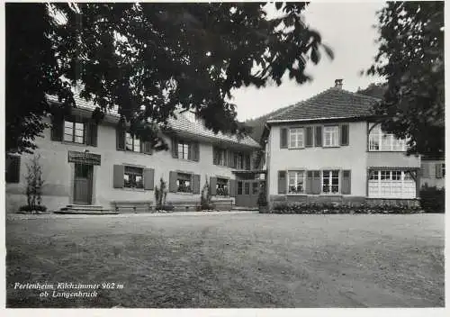 Postcard Switzerland Ferienheim Kilchzimmer ob Langenbruck