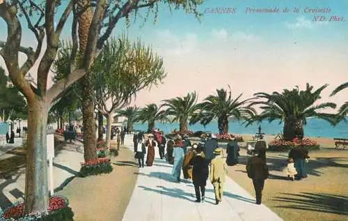 Cannes promenade de la Croisette