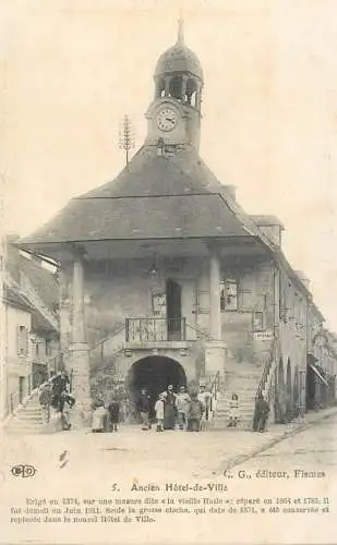 Fismes ancien hotel de ville cpa