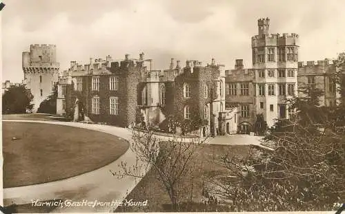England Warwick Castle from the Mound