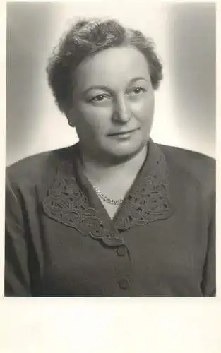 Social history souvenir real photo 1953 elegant lady