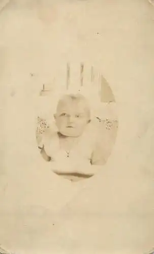 Social history souvenir real photo baby bebe