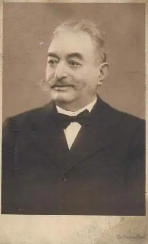 Social history souvenir vintage photo postcard elegant man moustache