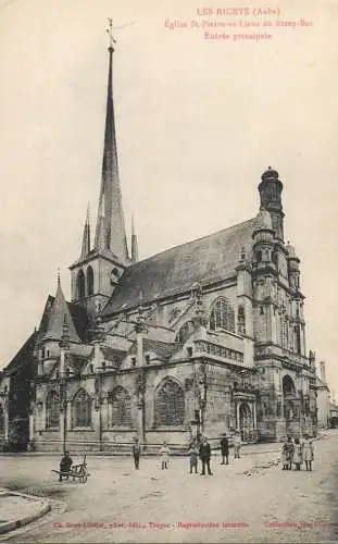 CPA France Les Riceys eglise St. Pierre