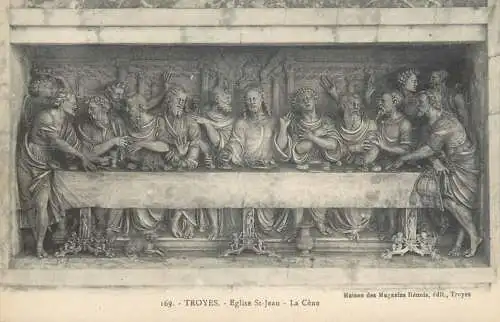 CPA France Troyes eglise St. Jean la Cene