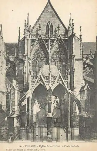 CPA France Troyes eglise St. Urbain