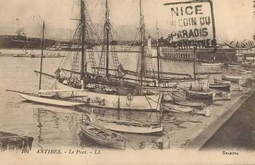 CPA France Antibes harbour