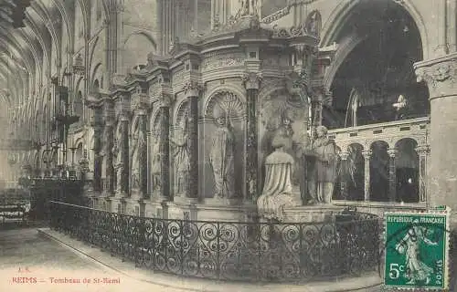 CPA France Reims tombeau de St. Remi