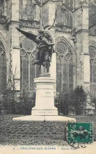 CPA France Châlons-sur-Marne Gloria Victis