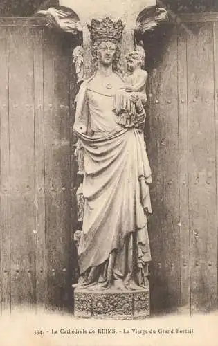 CPA France Reims cathedrale