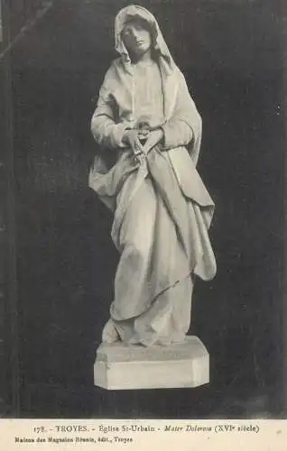 CPA France Troyes eglise St Urban