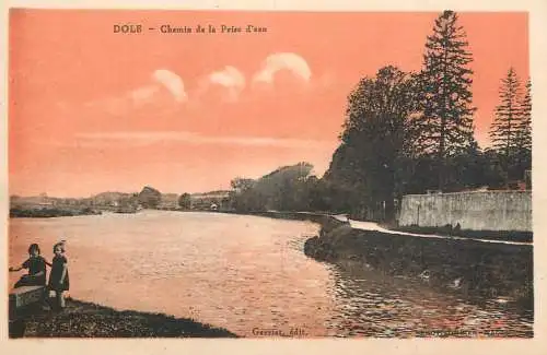 CPA France Dole chemin de la prise d' eau