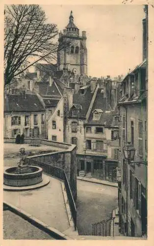 CPA France Dole place aux fleurs