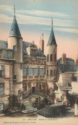 CPA France Troyes Hotel de Vauluisant