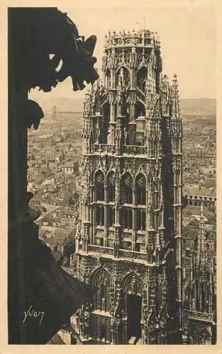 CPA France Rouen la tour du Beurre