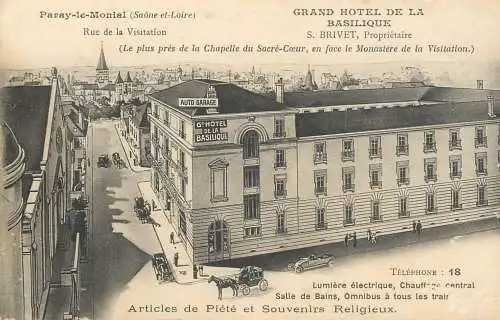 CPA France Paray-le-Monial chapelle de Notre Dame de Romay