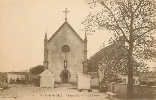 CPA France Paray-le-Monial chapelle de Notre Dame de Romay