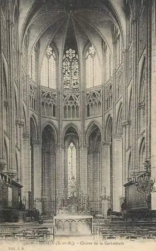 CPA France Meaux cathedrale