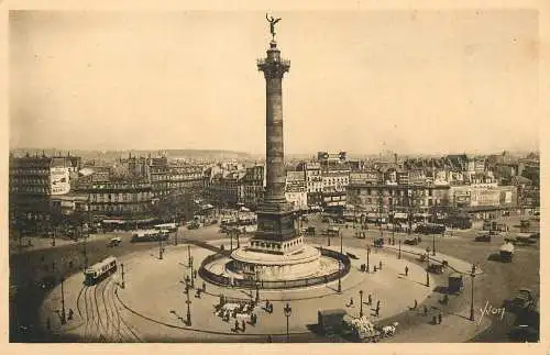 CPA France Paris Bastille square