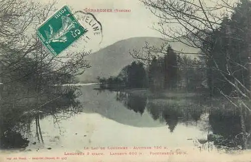 CPA France Gerardmer le lac de Longemer