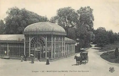 CPA France Martigny les Bains park