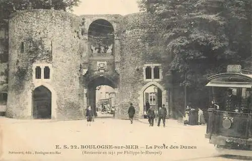 CPA France Boulogne-sur-Mer tram