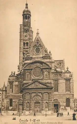 CPA France Paris eglise Saint Etienne du Mont
