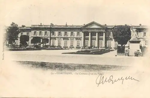 CPA France Compiegne chateau