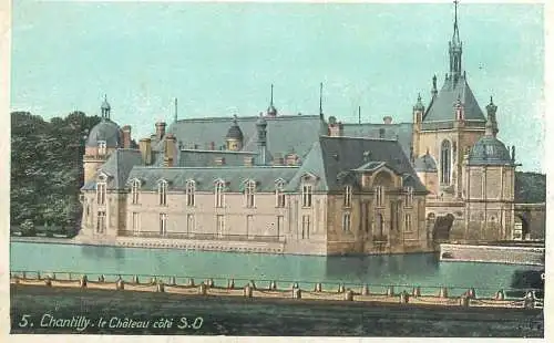 CPA France Chantilly chateau