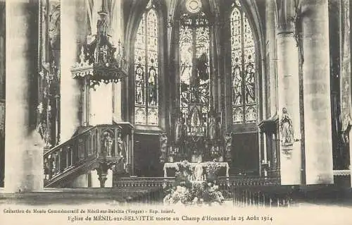 CPA France eglise de Menil sur Belvitte