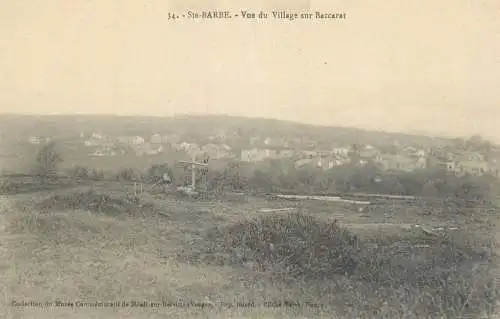 CPA France Sante Barbe village sur Baccarat