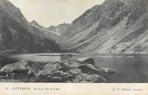 CPA France Cauterets le Lac de Gaube