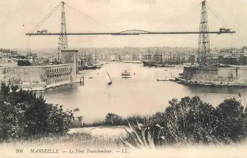 CPA France Marseilles le pont Transbordeur