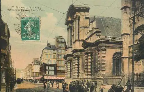 CPA France Le Havre eglise Notre Dame