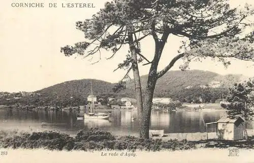 CPA France Corniche de l'Esterel la rade d' Agay