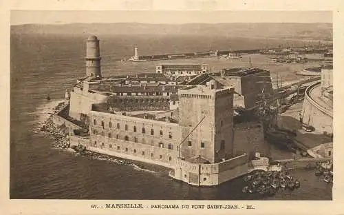 CPA France Marseilles fort Saint Jean