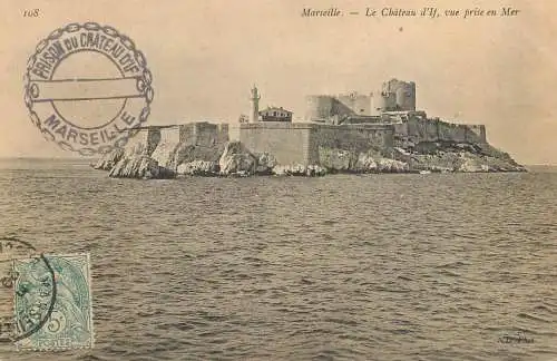 CPA France Marseilles le chateau d' If