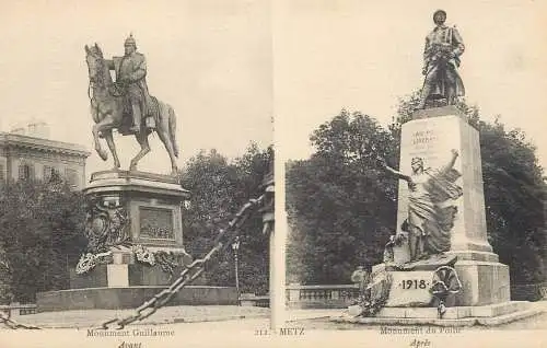 CPA France Metzmonument Guillaume