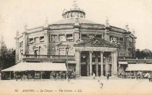 CPA France Amiens the circus