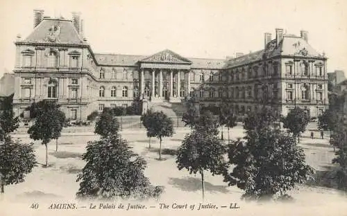 CPA France Amiens justice palace