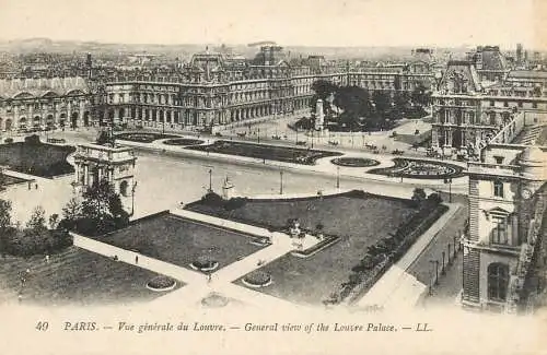 CPA France Paris Louvre palace