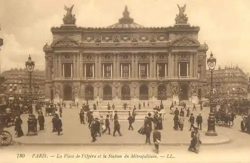 CPA France Paris la place de l' Opera