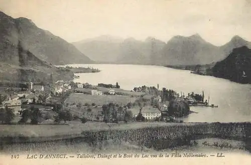 CPA France lac d' Annecy Talloires Duingt et le Bout du Lac