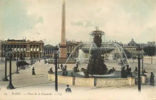 CPA France Paris place de la Concorde