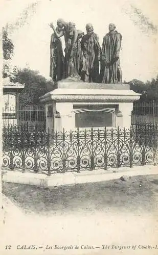 CPA France Calais les Bourgeois de Calais