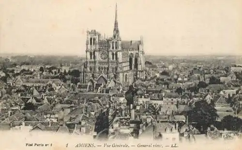 CPA France Amiens panorama